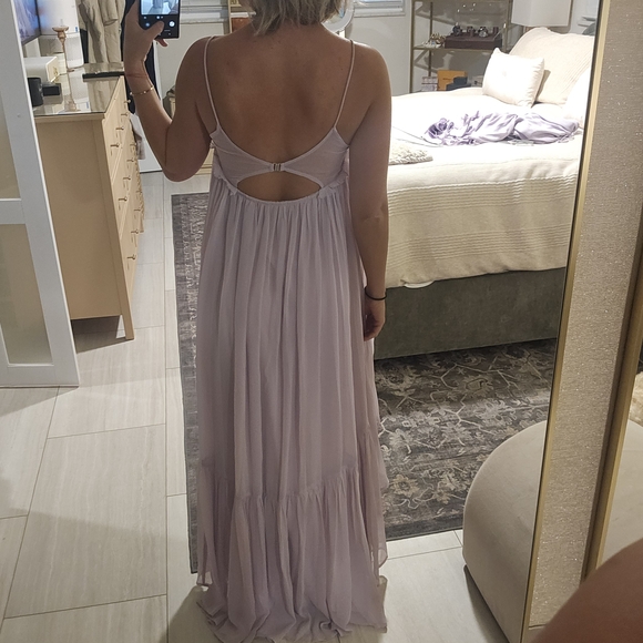 ASOS Lavender High Low Dress - Picture 3 of 5